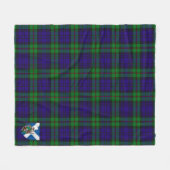 Couverture Polaire Scotts MacKinlay Plaqué Tartan moderne (Devant (Horizontal))