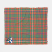 Couverture Polaire Scotts MacKinnon Ancient Tartan Plaid (Devant (Horizontal))