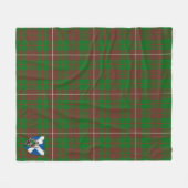 Couverture Polaire Scotts MacKinnon Chasse Tartan moderne Plaid (Devant (Horizontal))