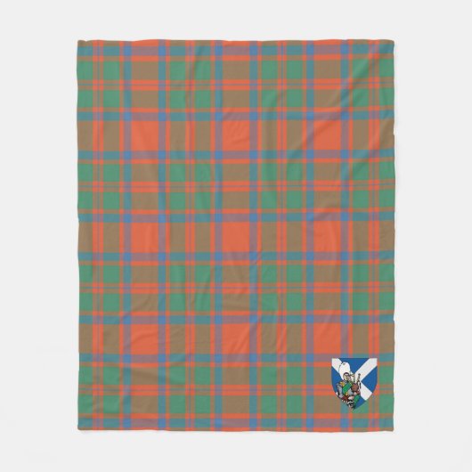 Couverture Polaire Scotts MacKintosh Ancient Tartan Plaid (Devant)