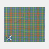Couverture Polaire Scotts MacKintosh Chasse Ancien Tartan Plaid (Devant (Horizontal))
