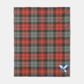 Couverture Polaire Scotts MacLachlan Patiné Tartan Plaid (Devant)