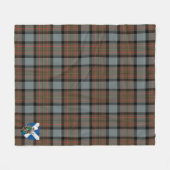 Couverture Polaire Scotts MacLaren Patiné Tartan Plaid (Devant (Horizontal))