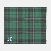 Couverture Polaire Scotts MacLean Chasse Ancien Tartan Plaid (Devant (Horizontal))