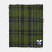 Couverture Polaire Scotts MacLean Chasse Tartan Plaid (Devant)