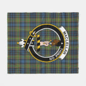 Couverture Polaire Scotts MacLellan Tartan Plaid (Devant (Horizontal))