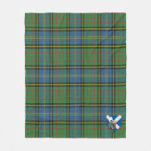 Couverture Polaire Scotts MacMillan Chasse Tartan antique Plaid (Devant)