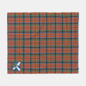 Couverture Polaire Scotts MacNaughton Plaid Tartan Ancien (Devant (Horizontal))