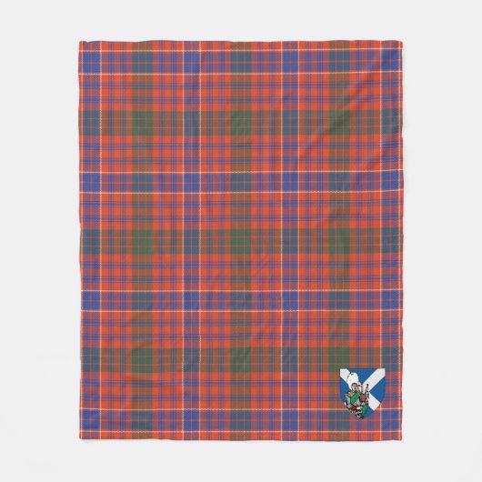 Couverture Polaire Scotts MacRae Ancient Tartan Plaid (Devant)