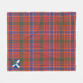 Couverture Polaire Scotts MacRae Ancient Tartan Plaid (Devant (Horizontal))
