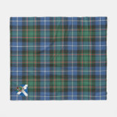 Couverture Polaire Scotts MacRae Chasse Ancien Tartan Plaid (Devant (Horizontal))