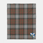 Couverture Polaire Scotts MacRae Chasse Patiné Tartan Plaid (Devant)