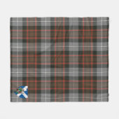 Couverture Polaire Scotts MacRae Chasse Patiné Tartan Plaid (Devant (Horizontal))