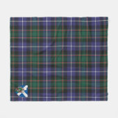 Couverture Polaire Scotts MacRae Tartan Plaid Moderne (Devant (Horizontal))