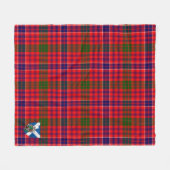 Couverture Polaire Scotts MacRae Tartan Plaid Moderne (Devant (Horizontal))