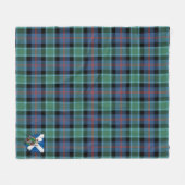Couverture Polaire Scotts MacTaggart Tartan Plaid (Devant (Horizontal))