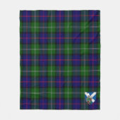 Couverture Polaire Scotts MacThomas Plaqué Tartan moderne (Devant)