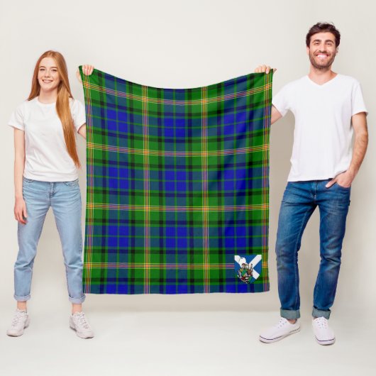 Couverture Polaire Scotts Mai Tland Tartan Plaid (En situation)