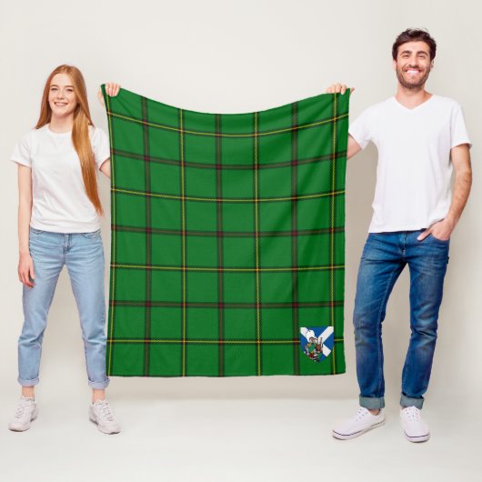 Couverture Polaire Scotts Mar Tribe Tartan Plaid (En situation)