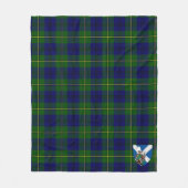 Couverture Polaire Scotts Marjoribanks Moderne Tartan Plaid (Devant)
