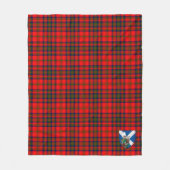 Couverture Polaire Scotts Matheson Rouge Tartan Plaid (Devant)