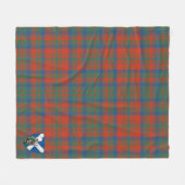 Couverture Polaire Scotts Matheson Tartan Plaid Ancien (Devant (Horizontal))