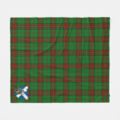Couverture Polaire Scotts Maxwell Chasse Tartan Plaid (Devant (Horizontal))