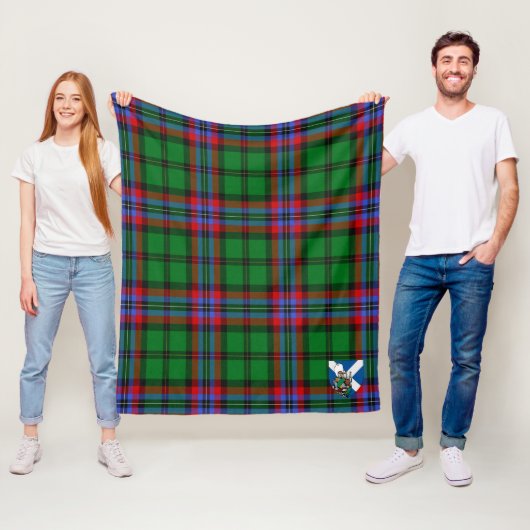 Couverture Polaire Scotts McGeachie Tartan Plaid (En situation)