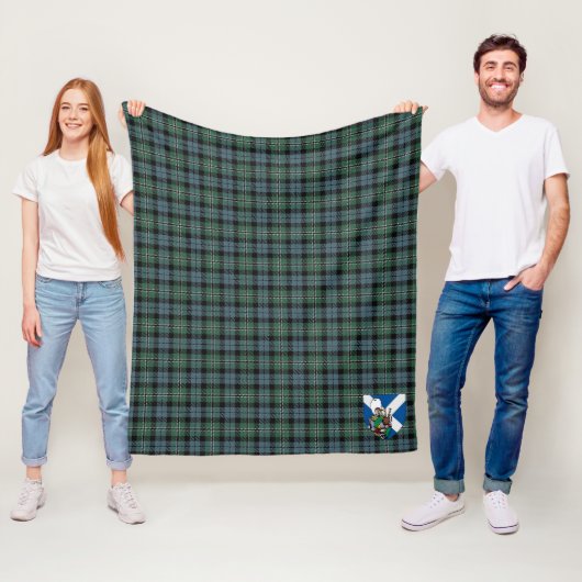 Couverture Polaire Scotts Melville Tartan Plaid (En situation)