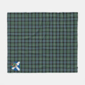 Couverture Polaire Scotts Melville Tartan Plaid (Devant (Horizontal))