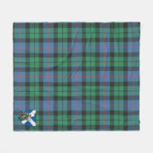 Couverture Polaire Scotts Morrison Ancien Tartan Plaid (Devant (Horizontal))