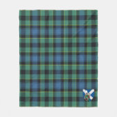 Couverture Polaire Scotts Mouat Tartan Plaid (Devant)