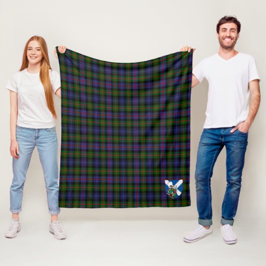 Couverture Polaire Scotts Murray d'Atholl Tartan Plaid moderne (En situation)