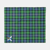 Couverture Polaire Scotts Murray de Atholl Tartan Plaid (Devant (Horizontal))
