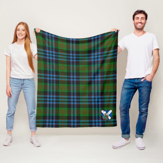Couverture Polaire Scotts Newlands Tartan Plaid (En situation)
