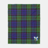 Couverture Polaire Scotts Newman Tartan Plaid (Devant)