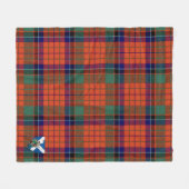 Couverture Polaire Scotts Nicolson Ancien Tartan Plaid (Devant (Horizontal))
