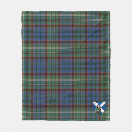 Couverture Polaire Scotts Nicolson Chasse Ancien Tartan Plaid (Devant)