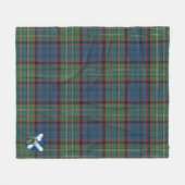 Couverture Polaire Scotts Nicolson Chasse Ancien Tartan Plaid (Devant (Horizontal))