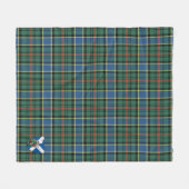 Couverture Polaire Scotts Ogilvie Chasse Ancien Tartan Plaid (Devant (Horizontal))