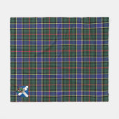 Couverture Polaire Scotts Ogilvie Chasse Tartan moderne Plaid (Devant (Horizontal))