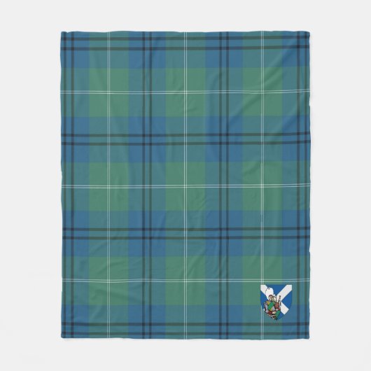 Couverture Polaire Scotts Oliphant Ancien Tartan Plaid (Devant)