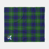 Couverture Polaire Scotts Oliphant moderne Tartan Plaid (Devant (Horizontal))