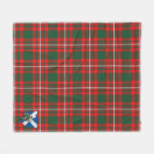 Couverture Polaire Scotts Princess Margaret Tartan Plaid (Devant (Horizontal))