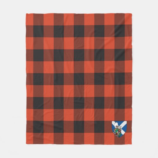 Couverture Polaire Scotts Rob Roy MacGregor Ancien Tartan Plaid (Devant)