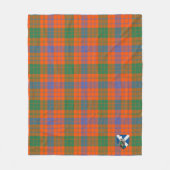Couverture Polaire Scotts Ross Ancien Tartan Plaid (Devant)