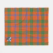 Couverture Polaire Scotts Ross Ancien Tartan Plaid (Devant (Horizontal))