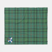 Couverture Polaire Scotts Ross Chasse Ancien Tartan Plaid (Devant (Horizontal))