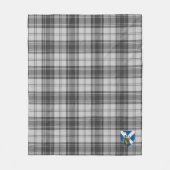 Couverture Polaire Scotts Sandilands Gris Tartan Plaid (Devant)