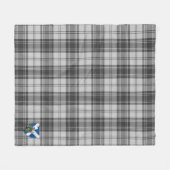 Couverture Polaire Scotts Sandilands Gris Tartan Plaid (Devant (Horizontal))